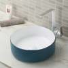 Custom matt color modern round wash basin factory