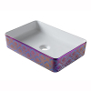 Rectangular Vessel Sink Bathroom Wash Basin