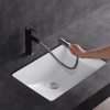 Lavabo bajo encimera fácil de limpiar y mantener, el último modelo de lavabo