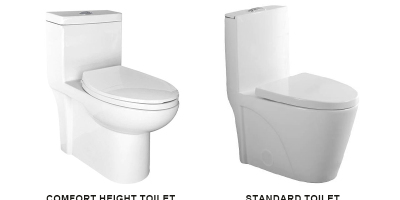 Comfort Height Toilet vs  Standard Toilet