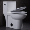 Contemporary Siphonic One Piece Comfort Height Elongated Toilet For Hotel Bathroom