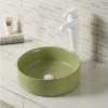 Custom matt color modern round wash basin factory