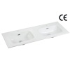 Vitreous China Rectangular Vanity Top Bathroom Cabinet Wash Basin