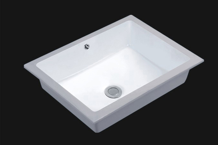 lavabo de baño de porcelana vitrificada de cupc con lavabo ancho