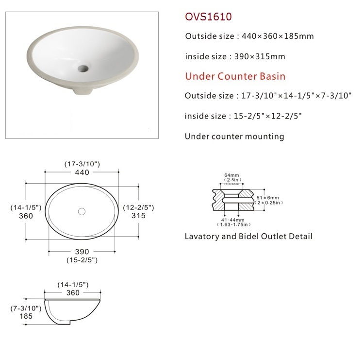 lavabo de baño bajo encimera en forma de cuenco