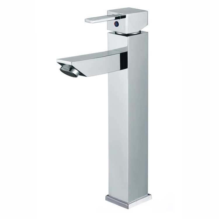 Grifo para lavabo de baño de níquel cepillado para lavabo de sobremesa