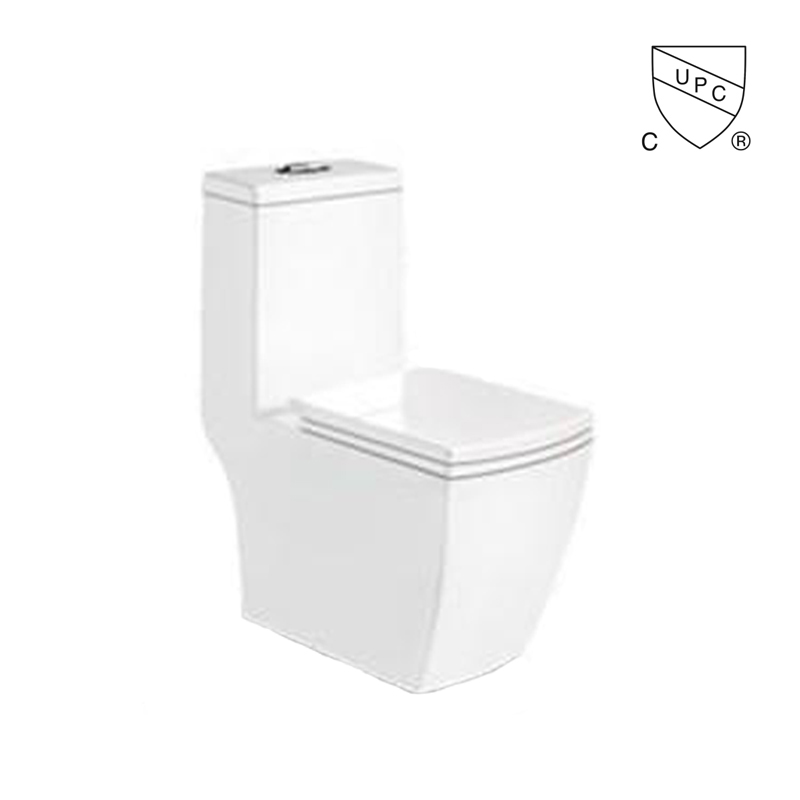 Inodoro de una pieza sifónico para baño, inodoro con trampa en S de 300 mm, inodoro con taza