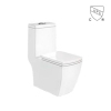 Bathroom siphonic One Piece Toilet 300mm wc s-trap water closet toilet bowl