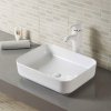 Lavabo rectangular con pedestal