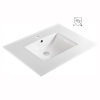 Lavabo de baño con lavabo de 22" de ancho