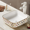 Small Size Vitreous China Pedestal Vessel Sink