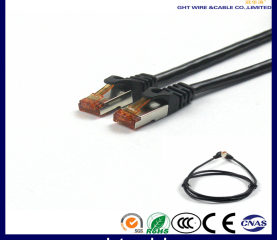 RJ45 UTP CAT6 Patch cord/Patch cable with FTP Connector black color