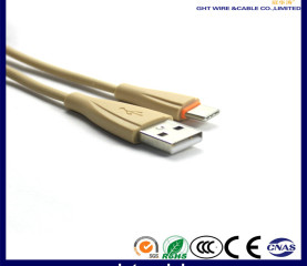 Fast Charge 2A One-Piece USB Cable PVC Jacket