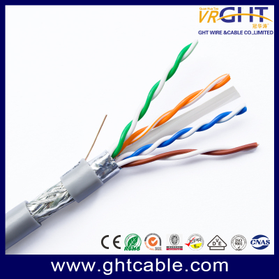 كابل شبكة SFTP Cat6 داخلي مقاس 23 AWG