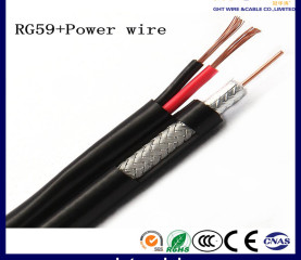 (Syv-75-3+2c Rg59+2c) Composite Siamese Coaxial Cable for Setellite/Monitor/CCTV Camera