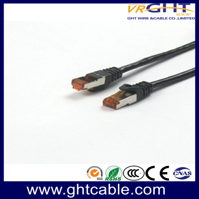 RJ45 UTP CAT6 跳线/跳线带 FTP 连接器黑色