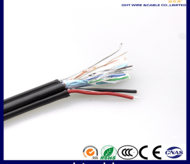 Flat Travel Elevator Cable FTP CAT5E with power cable