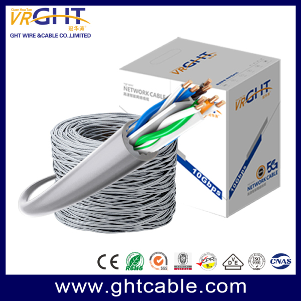 كابل داخلي 23AWG U/UTP Cat6a 10G