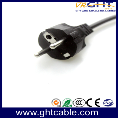 Straight Europe/Schuko CEE7 to C13 Power Cord