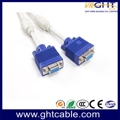 كابل VGA نحاسي من 1 ذكر إلى 2 أنثى (30 سم)