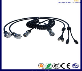 2 ways Trailer Truck Spiral Cable