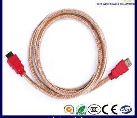 24K Gold Plated High Quality HDMI Cable with 144CCA Brading