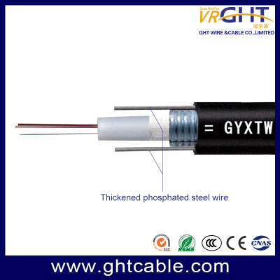  indoor sx os core G652/G657 single mode FTTH fiber optical cable flat drop cable gyxtw