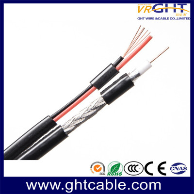 (Syv-75-3+2c Rg59+2c) Composite Siamese Coaxial Cable for Setellite/Monitor/CCTV Camera