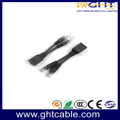 POE 1合2 RJ45分路器/适配器