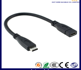 USB Type C Male to USB Type C Female Extension Cable