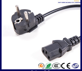 Europe/Schuko CEE7 to C13 Power Cord - For PC