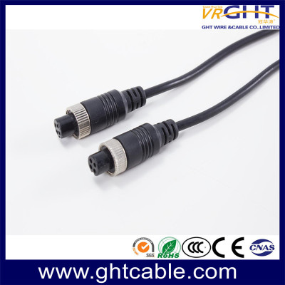 4pin Aviation Female/Male Connector head line audio line