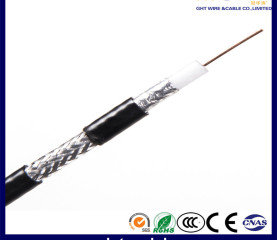 CCS Coaxial Cable Rg59 in Black PVC for CCTV/CATV/Matv