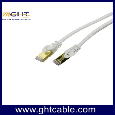 UTP Cat6白色镀金头跳线