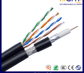 Muti-Media Network 4p Cat5e UTP Cable & RG6 Coaxial Cable