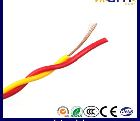 Two Cores Twisted Flexible Electric Cable power cable