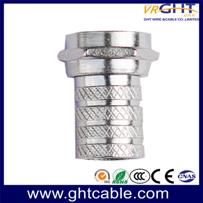 CT006 Screw on RG6 F Type Satellite TV Antenna F Connector