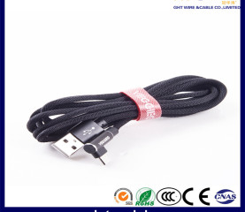 Angled USB Charger Cable Fast Speedy Charging