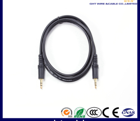 3.5MM - 3.5MM (M/M )Black PVC 123 Audio Cable
