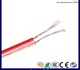 Transparent Flexible Speaker Cable (2X1.0mmsq CCA Conductor)