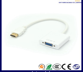 HDMI Male to VGA Female Video Cable Cord Converter Adapter 1080P