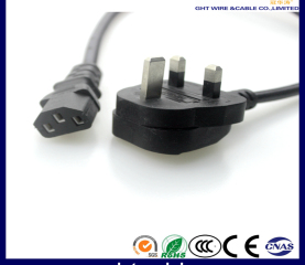 UK/Gulf States BS1363 to C13 Power Cord