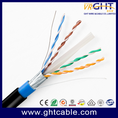 كابل شبكة خارجي FTP CAT6E مقاس 23AWG