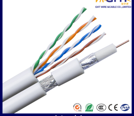 Muti-Media Network 4p Cat5e UTP Cable & RG6 Coaxial Cable