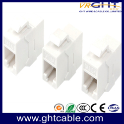 180 degree 8P8C utp cat 5e rj45 keystone jack cat5e keystone