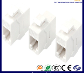 180 degree 8P8C utp cat 5e rj45 keystone jack cat5e keystone