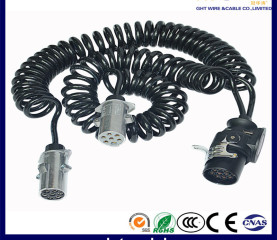 12V Trailer Cable Spiral Truck Cable