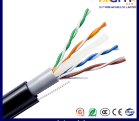 Network Cable CAT6 with steel messenger Lan Cable