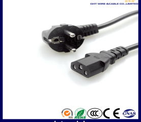 Europe/Schuko CEE7 to C13 Power Cord 
