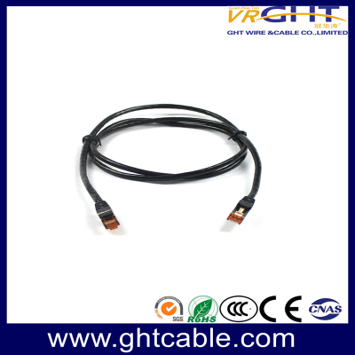 RJ45 UTP CAT6 跳线/跳线带 FTP 连接器黑色